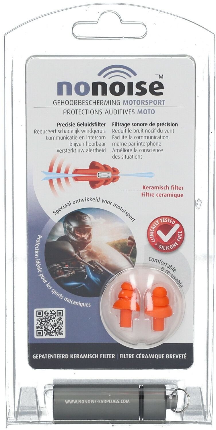 NoNoiseTM Protection Auditive Moto 1 pc(s) Bouchons d'oreille