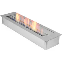 moritz 60 cm Edelstahl Ethanol Brenner Gelkamine Brenngel Doppelwandig 3,5 l Feuer