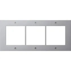 Gira Designrahmen 3fach alu 850365