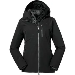 SCHÖFFEL Damen Doppeljacke 3in1 Krakau L, black, 34