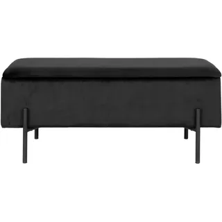 House Nordic Sitzbank Watford Stoff Schwarz