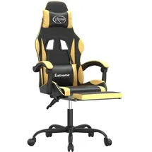 vidaXL Gaming-Stuhl Gold Schwarz