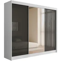 altdecor Schiebetürenschrank VESLI 250 x 215 x 61 cm Weiß