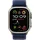 Apple Watch Ultra 2 GPS + Cellular 49 mm Titangehäuse natur, Trail Loop blau S/M