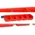 Allit Sichtlagerkasten Set 2/6 Kunststoff rot