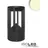 Fiai IsoLED Wegeleuchte Aluminium 20cm 9W inkl. 330lm sandschwarz