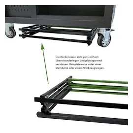 Baumarktplus 4x Klappbock Sägebock Arbeitsbock klappbar 2er Set Traglast 200 kg/Paar Gerüstbock