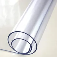 Transparente Schreibtischunterlage, rutschfeste Schreibunterlage, 2,0 mm dick, wasserdicht, mattiert, Schreibtischunterlage, wasserdicht, PVC, Laptop-Mauspad, Tischschutz für Büro/Zuhause, 100 x 50 cm