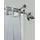 GARESA Gardinenstange GARESA "SHEET", grau (graphit), L:150cm Ø:16mm, Metall, Gardinenstangen, Vorhanggarnitur, verlängerbar, Knopf mit Blätter, ohne Ringe
