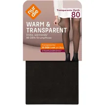 NUR DIE Feinstrumpfhose Warm & Transparent 80 DEN beige 40/42