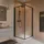 Schulte Sunny Duschtür mit Schiebetür 80 x 190 cm schwarz Sicherheitsglas
