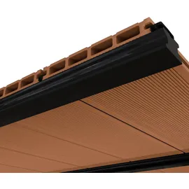 Juskys WPC Terrassendielen 220 cm teak
