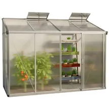 Gfp Eden 24 Anlehngewächshaus Alu Transparent 10 mm 4,33 m2