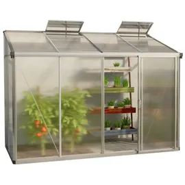 Gfp Eden 24 Anlehngewächshaus Alu Transparent 10 mm 4,33 m2