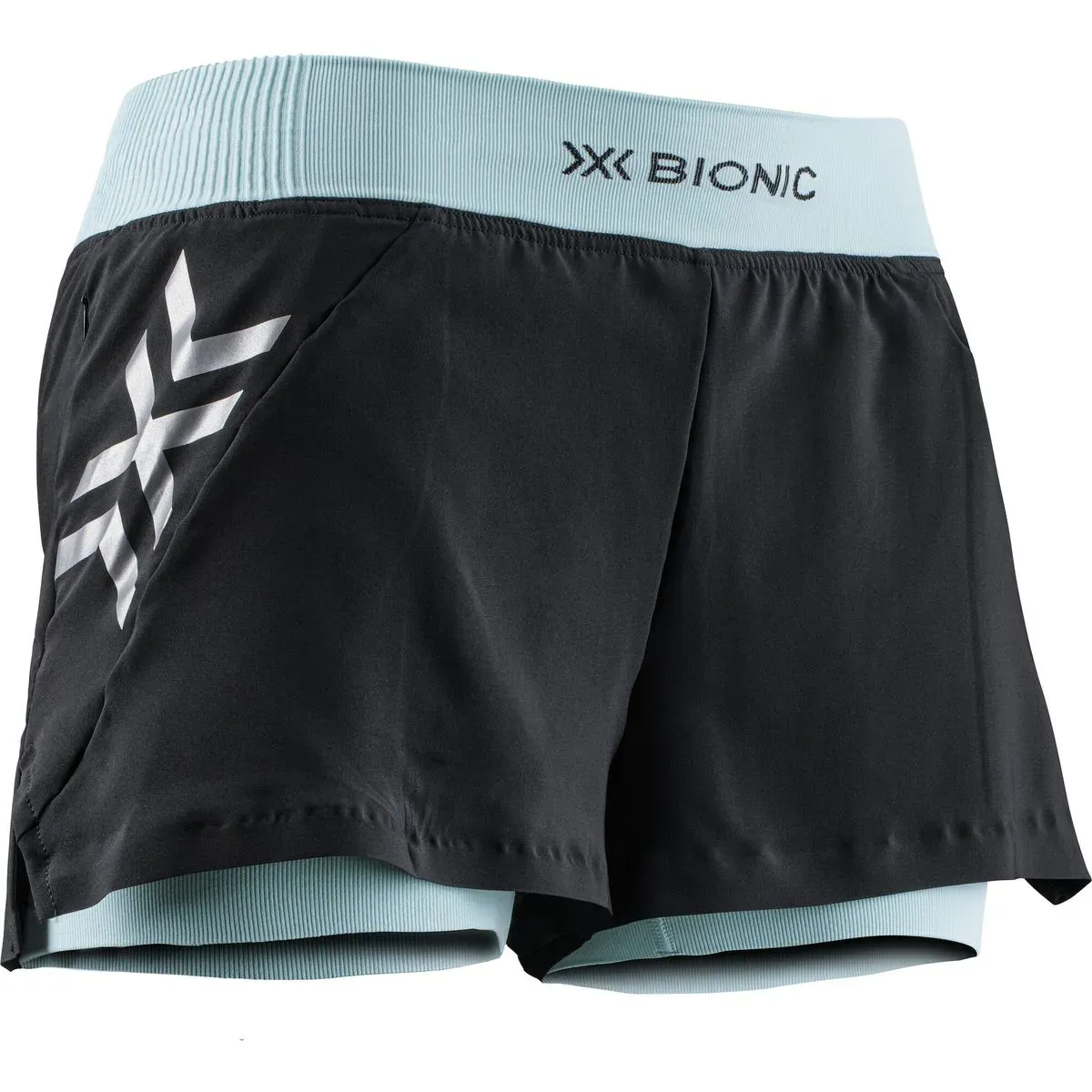 X-Bionic X-bionic Twyce Race 2in1 Shorts Women clearwater/black (A061) L