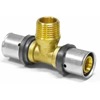 Pipetec Press-T-Stück mit Außengewinde 16x2 - 1/2" - 16