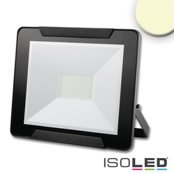 ISOLED Outdoor LED Fluter 50W, warmweiß, schwarz, IP65, drehbar und schwenkbar, 3000K 4000lm 120° ISO-113363
