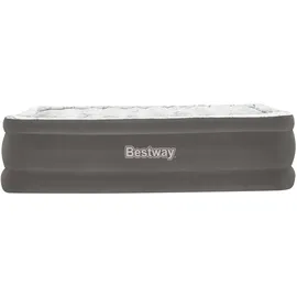 BESTWAY TriTech® Doppelluftbett Fashion FlockTM mit integrierter Elektropumpe 203 x 152 x 56 cm