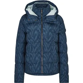 Ziener Tusja Skijacke leaves navy print 38
