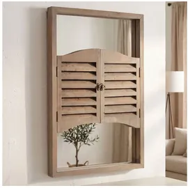 levandeo Wandspiegel 60 x 0 cm Braun