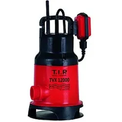 T.I.P. Schmutzwasser Tauchpumpe - 10.800l/h, 6m Förderhöhe,  480W, 20mm Korngröße, GFK Gehäuse, VORTEX Laufrad, TVX 12000  30261