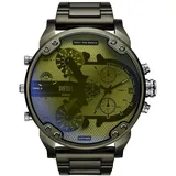 Diesel Herren Analog Quarz Uhr mit Edelstahl Armband DZ7485