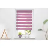 K-HOME Doppelrollo Madrid 60 x 150 cm lila