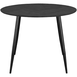 LEONIQUE Esstisch LEONIQUE "Eadwine, Topseller Tisch, Küschentisch", grau (grau eiche, schwarz, grau eiche), B:100cm H:76cm T:100cm, Tische, Esstisch, Gestell aus Metall, in verschiedenen Größen und Farben