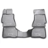 lement Element Gummimatten Passgenaue Fußmatten, Mercedes-Benz S-Klasse W221 2005-2013 4tlg Mercedes S-Klasse Schwarz