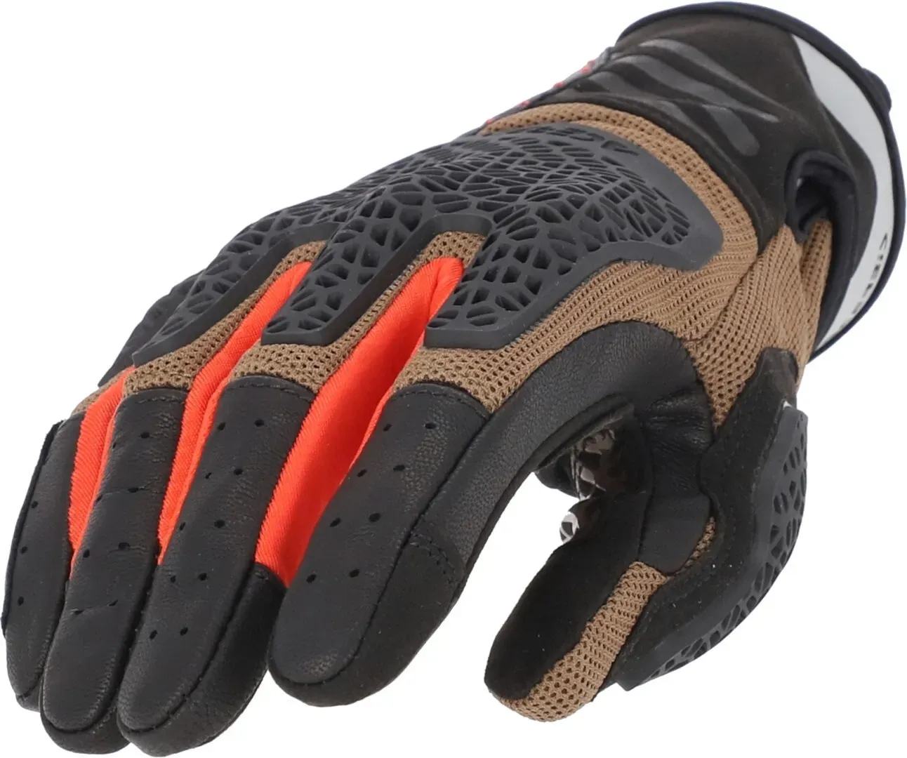 Acerbis Crossover Motorradhandschuhe, orange-braun, Größe XS für Männer