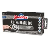 Spontex Einmalhandschuhe Extra Black 100 aus Vinyl Gr. L