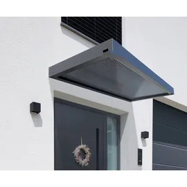 Gutta Rechteckvordach BS 3D-Line 160 x 90 cm anthrazit