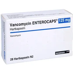 VANCOMYCIN ENTEROCAPS 125 mg Hartkapseln 28 St
