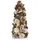 COM-FOUR Deko-Weihnachtsbaum, dekorativer Kleiner Schmuckbaum, tolle Tischdeko, optimal für die Adventszeit, ergänzt Kränze und Girlanden (Baum)