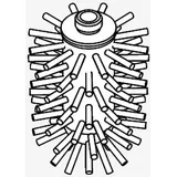 Duravit Starck T Ersatzbürstenkopf, 1004710000,