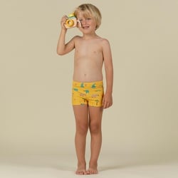 Badehose Boxer Baby/Kinder - Druckmotiv Savanne gelb, gelb, Gr. 80 - 10-12 Monate