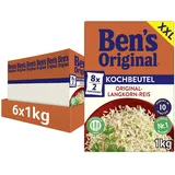 BEN'S ORIGINALTM Kochbeutel 10 Minuten Original Langkornreis 6x1kg