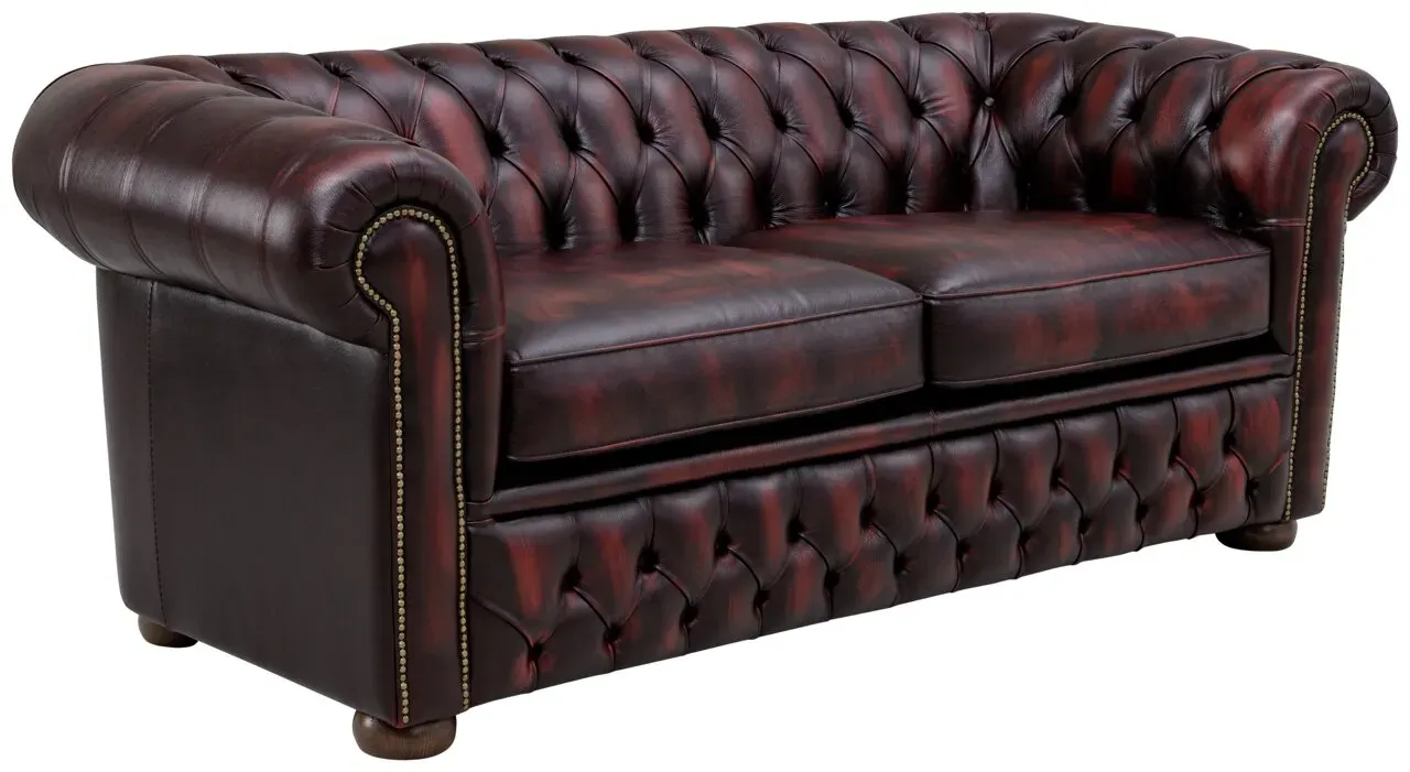 Zurbrüggen Sofa 2er I 913 CHESTERFIELD - B/H/T ca. 156,00x67,00x92,00