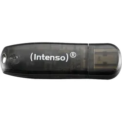 Intenso USBDrive 2.0 16GB Rainbow Line schwarz