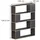 Vicco Raumteiler Eneos 100 x 124,5 x 24 cm Braun