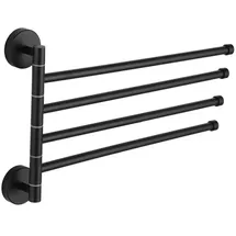 Mexen Vierfacher Drehbarer Handtuchhaken Schwarz 7039244-70
