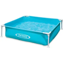 Intex Mini Frame Pool 122 x 122 x 30 cm blau
