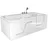 AcquaVapore Badewanne mit Tür 150 x 75 cm (S17-L-ALL)