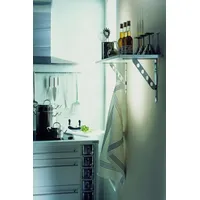 Vormann Alpha Line Garderobenkonsolen nickelmatt 25 x 20 cm