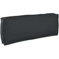 VidaXL 2-teiliges Palettencushion-Set Schwarz Oxford-Stoff