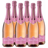 Lutter & Wegner Gendarmenmarkt Sekt Rosé Halbtrocken (6 x 0,75 l) erfrischender, feinperliger Sekt mit dezenten Fruchtnoten, Aromen roter Himbeeren und Johannisbeergelee, echtes Berliner Lebensgefühl