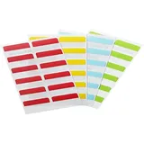 djois Klebe-Indexkarten 3L 12x25 mm sortiert 72 St.