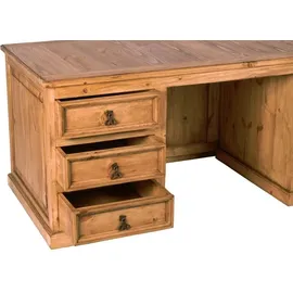 MiaMöbel Mexico Möbel 180x74x80 cm Landhausstil Massivholz Pinie Honig