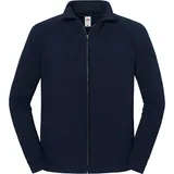 Fruit of the Loom Iconic Premium Sweat Jacket Unisex Zip Sweatjacke mit CiCLO® Technologie, nachhaltig, deep navy, L