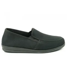 ROHDE Schuhe Herren Hausschuhe Wollfutter Lillestrom 2609, Größe:44 EU, Farbe:Schwarz - 44